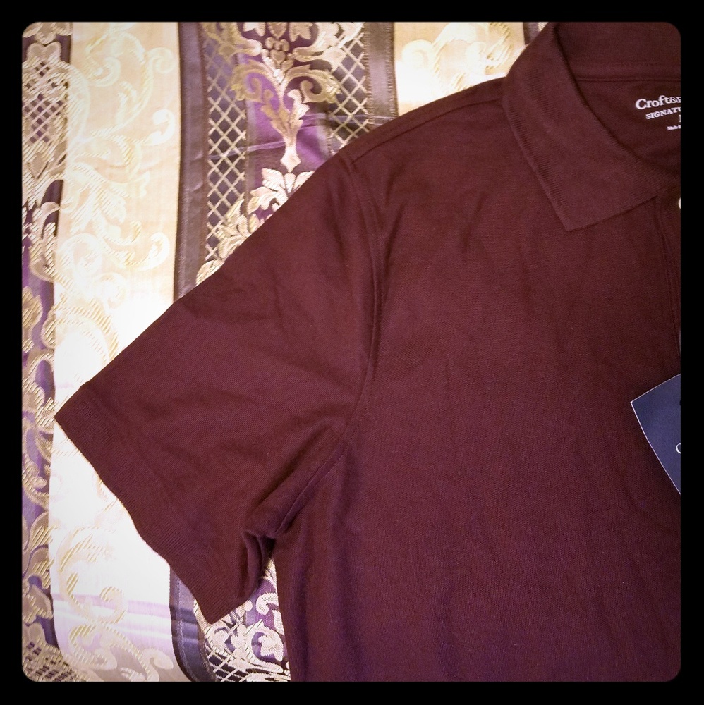 NWT Croft & Barrow Men's Polo Shirt